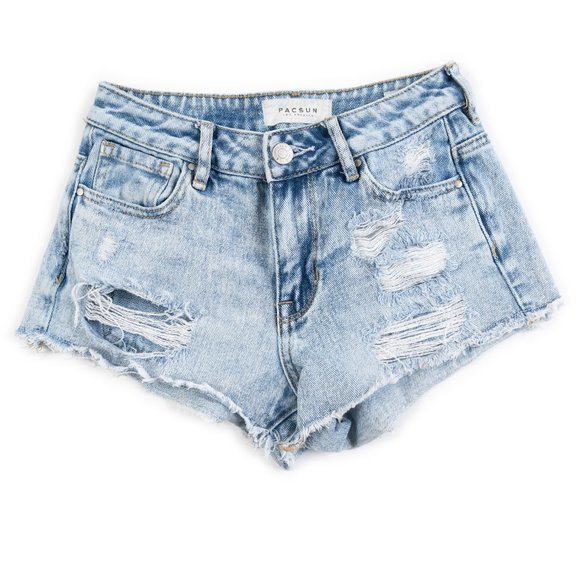 PacSun Pants - Pacsun High Rise Festival Short distressed jean shorts size 22